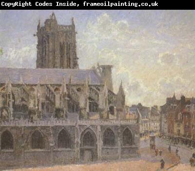 Camille Pissaro The Church of St.Jacques at Dieppe (san08)